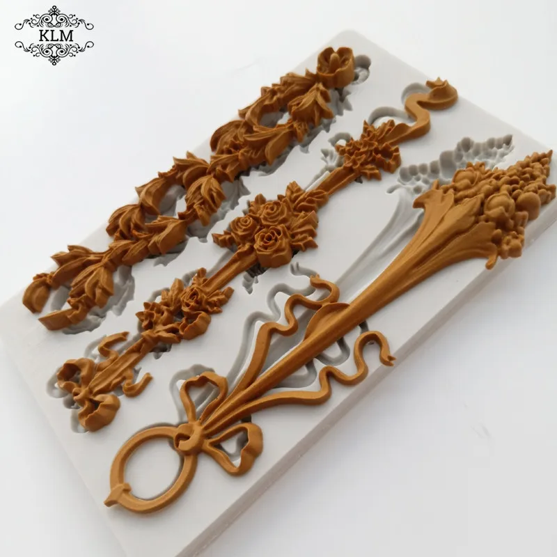 Новая фоторамка KLM силиконовая форма для торта инструмент глины украшения тортов