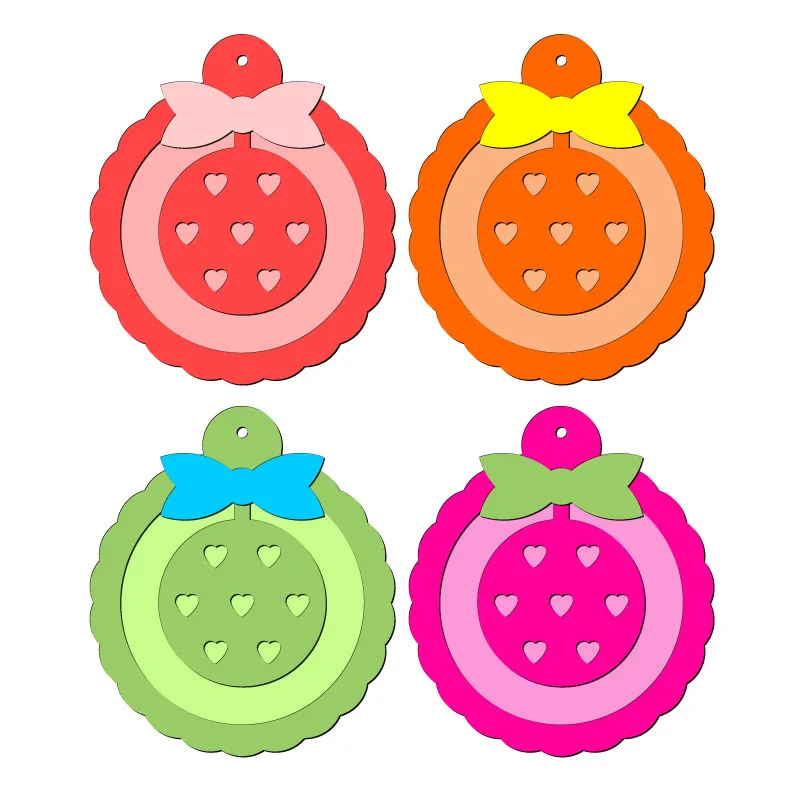 

New Christmas ornaments Wooden Die Scrapbooking C2761 Cutting Dies Multiple Sizes Compatible with most die cutting machines