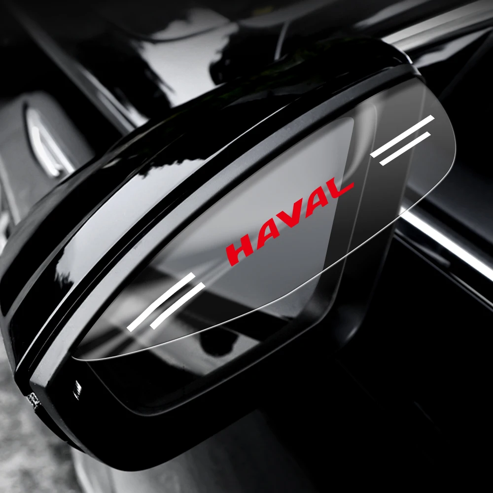 2PCS PVC Car Refit Back Mirror Eyebrow Rain Cover Sticker For Mitsubishi Pajero L200 Galant Evolution Evo X RVR ASX Lancer EX | Автомобили