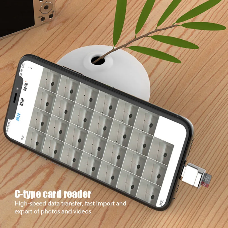 Новинка 3 1 USB Type C адаптер для Micro-SD TF OTG кардридер мини смарт-кардридер ноутбука