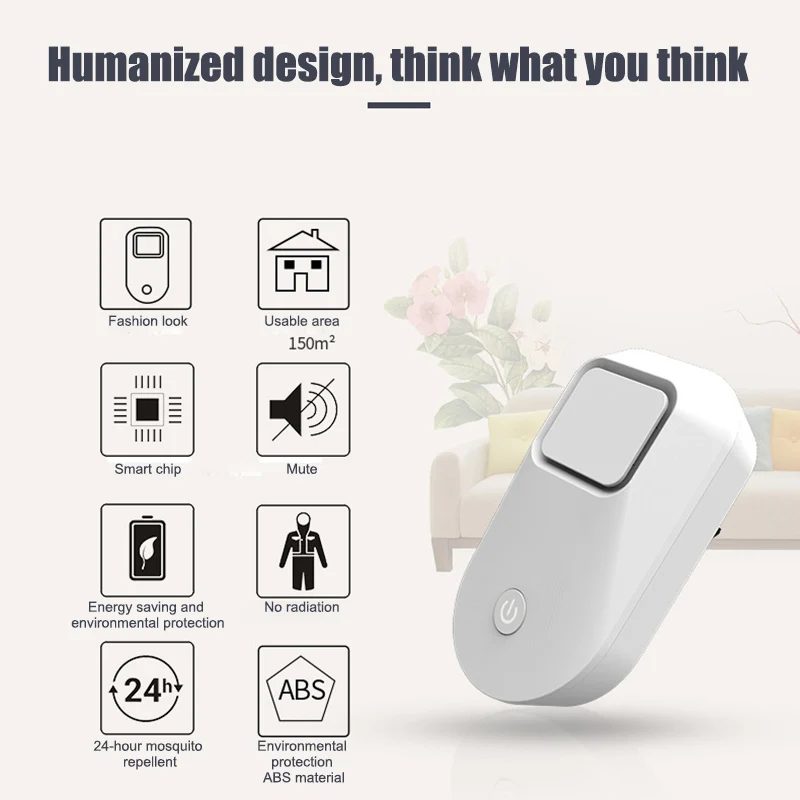 Ultrasonic Pest Repeller Plug in Electronic Repellent Indoor Rodent/Insect Deterrent Control Rats Mice Mosquitos MU | Дом и сад