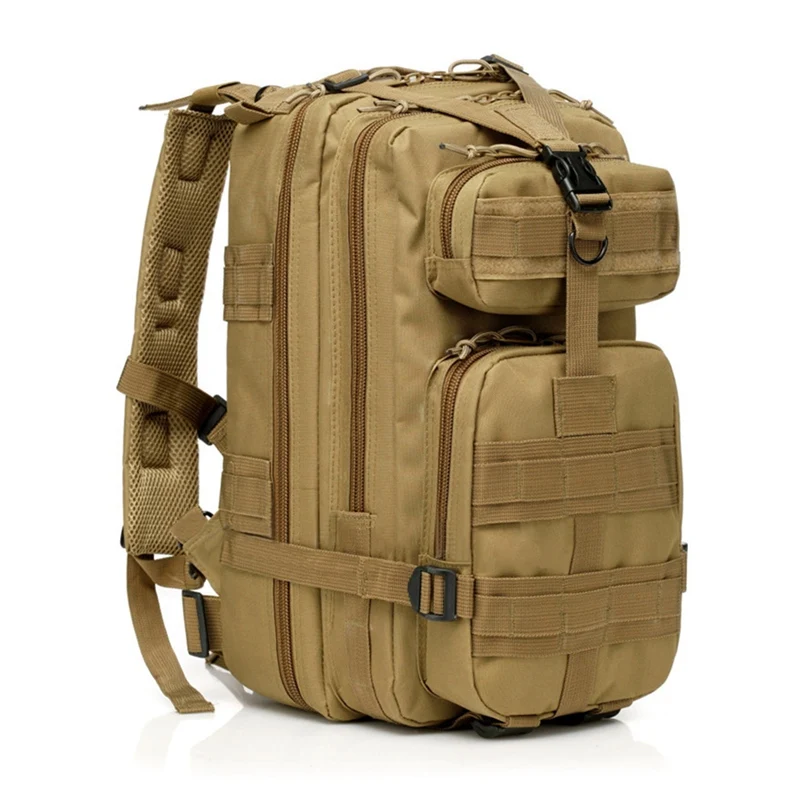 

25L Waterproof 3P Tactical Men's Military Army Outdoor Bag Rucksack 600D Oxford Molle Hiking Sports Backpack Backpack