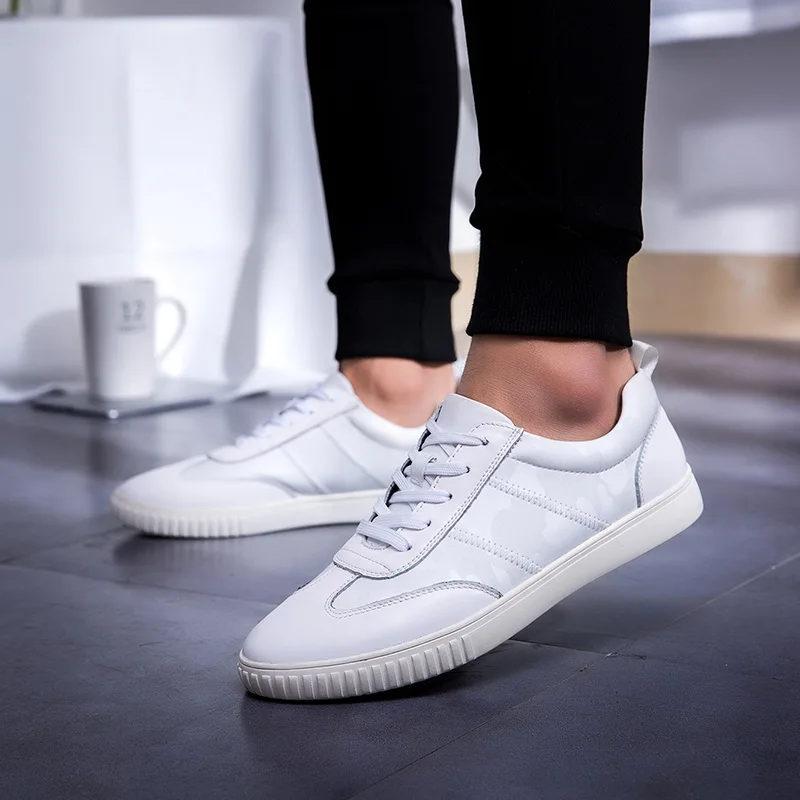 Туфли мужские прогулочные из натуральной кожи удобная повседневная обувь