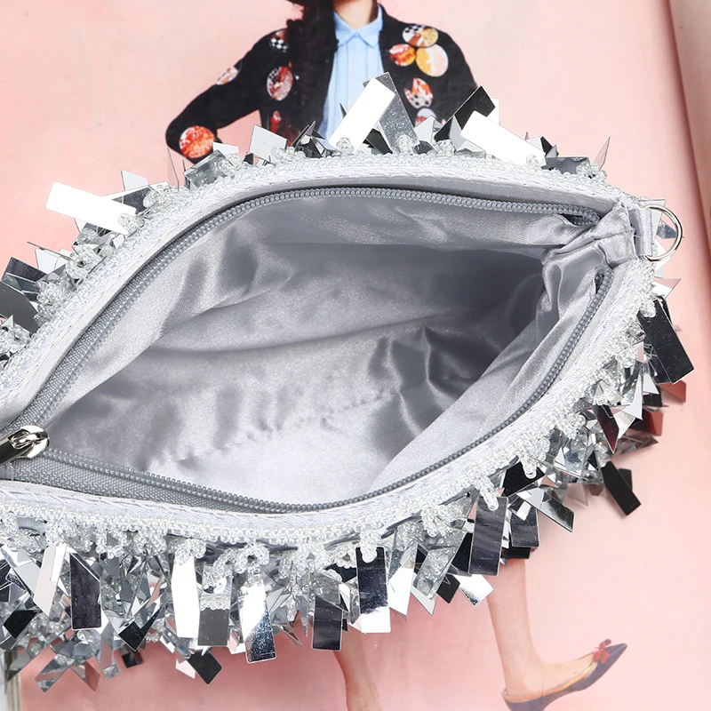 

Bright Handbag Glitter Shiny Sequin Clutches Ladies Small Hand Bags Elegant Clutch Pouch Evening Party Wedding Purse Bags