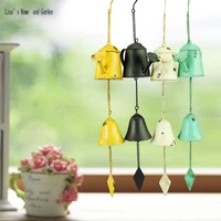 water can design vintage metal hanging ornament wall door bell home decoration wind chimes