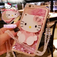 hello kitty samsung for samsung a32a52a72s20fes20ultracartoon personality cute quicksand mobile phone case 2021new style