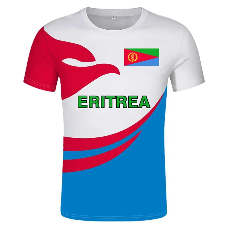 

Eritrea Flag T-shirt Free Customized Name Eri National T-shirt Eritrea Flag Top T-shirt Men's T-shirt Short-sleeved T-shirt