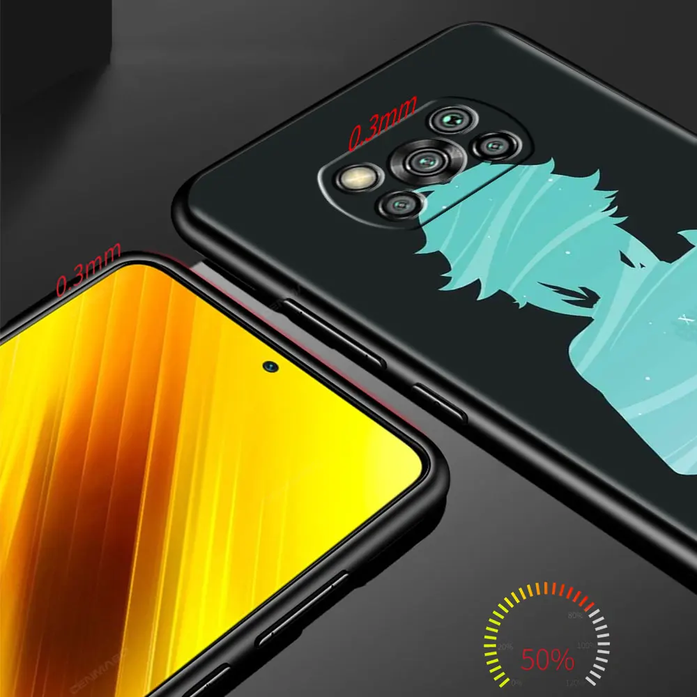 genshin impact anime case for xiaomi mi poco x3 nfc m3 pocophone f1 f3 gt redmi k40 pro for mi 10t pro capa phone cover free global shipping