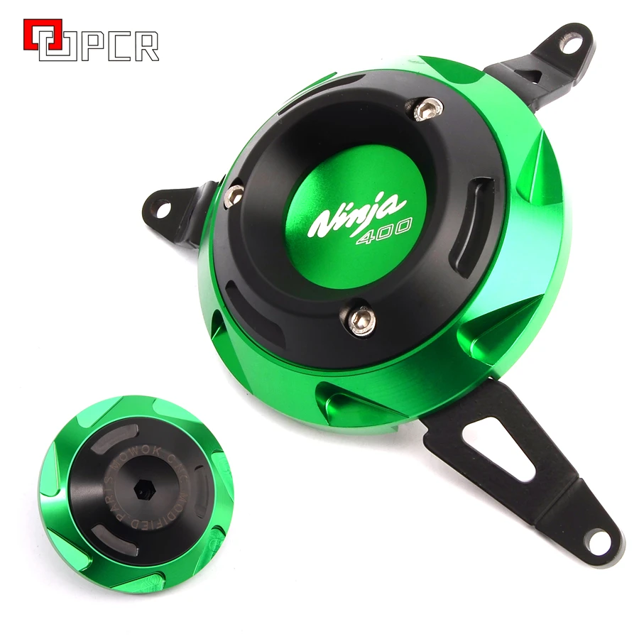 Логотип Ninja400 для KAWASAKI NINJA 400 2018 2019 2020 крышка двигателя CNC мотоцикла корпус статора