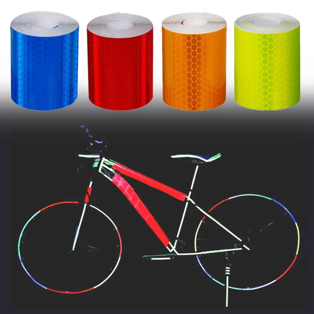 

Bicycle Motorcycle Safety Mark Reflective Sticker Tape Adhesive Warning Decal