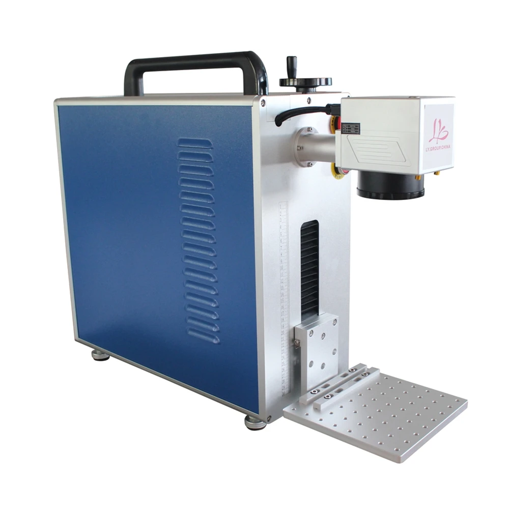 LY портативный мини все в одном волоконный лазерный маркировочный станок супер