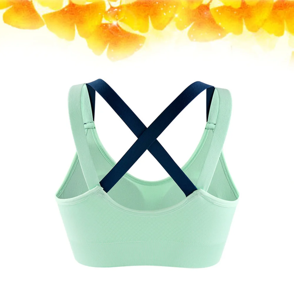 

Sports Breathable Shockproof Cross Back Workout for Gym Running Jogging Yoga Fitness Size )