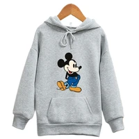 disney anime mickey mouse hoodies for women with pocket long sleeve streetwear fashion autumn winter kawaii hoodie oversize y2k