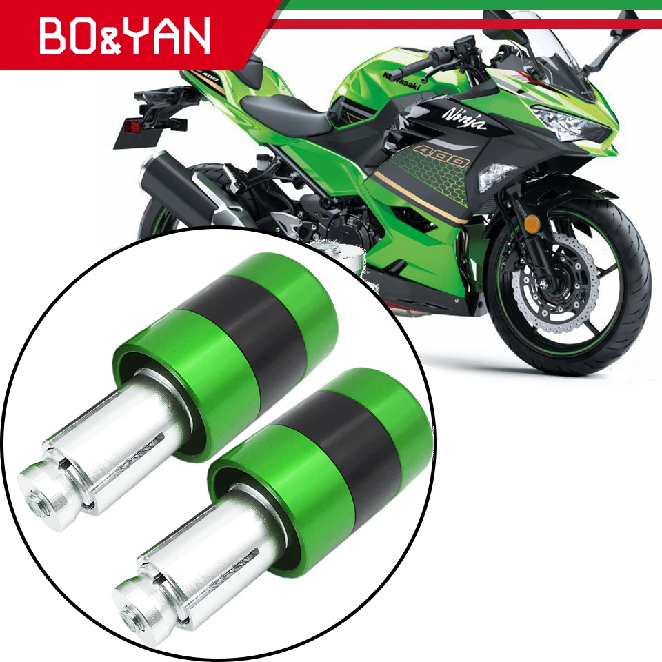 

For Kawasaki NINJA 400 Ninja 650 Z400 Z650 Z900 Z1000 Z1000SX ZX6R ZX10R Motorcycle Handlebar Grip Ends Bar End Plugs sliders