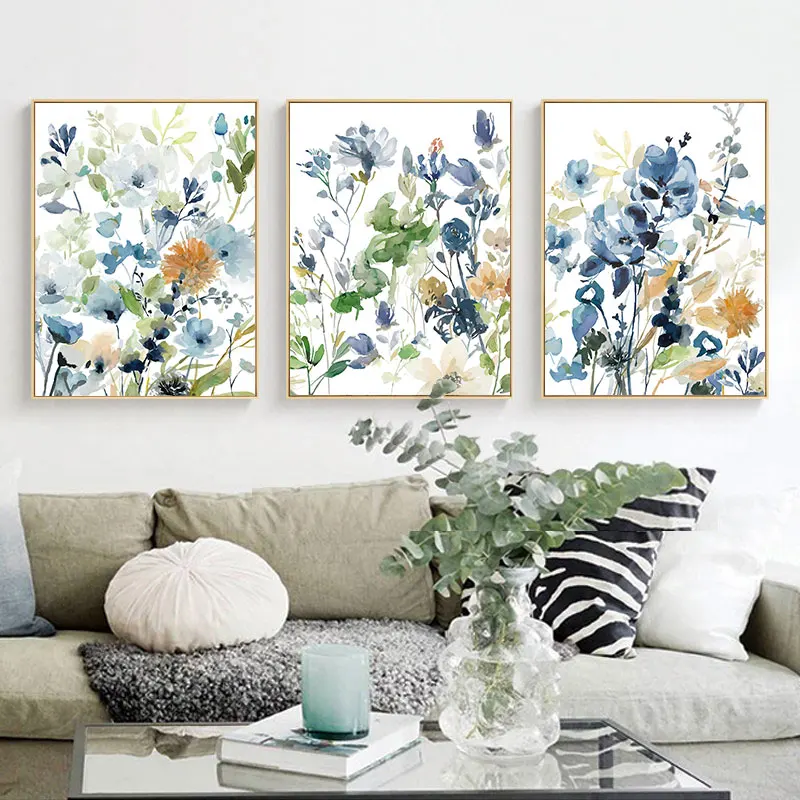 

Flowers Vintage Wall Posters Pictures Canvas Interior Paintings Free Shipping Scandinavian Decor Art New Store Home Decoration