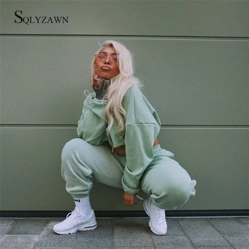 Женский комплект из 2 предметов Толстовка Оверсайз осенняя спортивная одежда