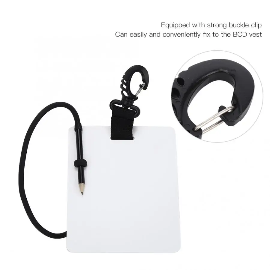 Пластмассовая подводная записывающая сланцевая записная книжка с записной