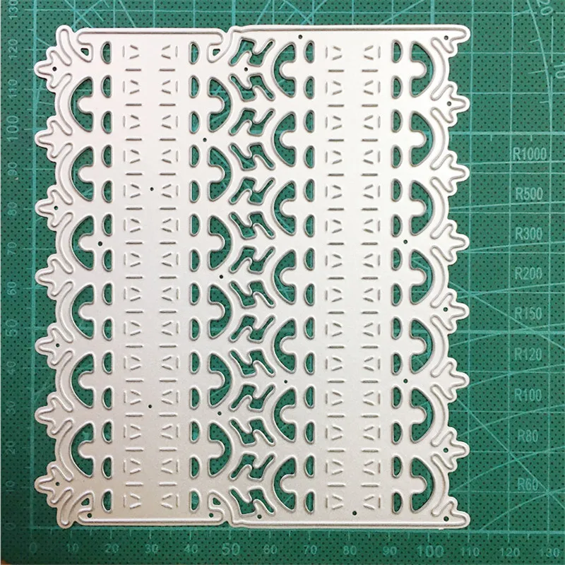 

Craft Dies Lace Fence Frame Metal Cutting Dies Scrapbooking Dies For DIY Embossing Die Cut Stencils Dies Paper Craft Card Making