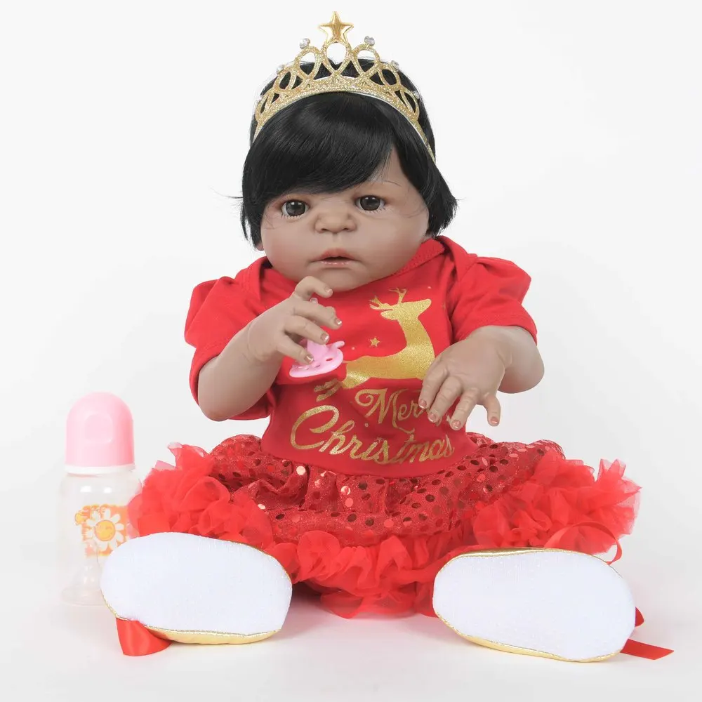 22 &quot55 см новейшие реалистичные куклы Bebe Reborn полностью силиконовые игрушки