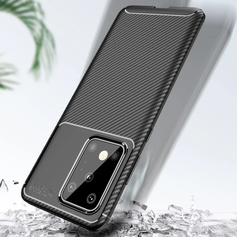Case For Samsung Galaxy S20 Plus Note 20 Cover Silicone Carbon Fiber Shockproof Ultra |