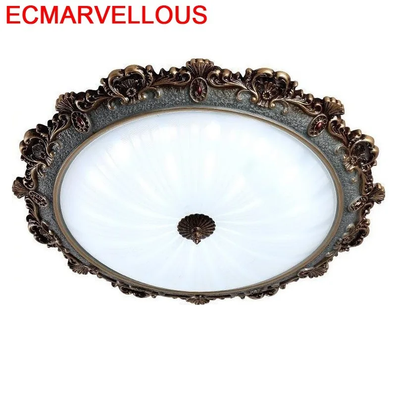 Светодиодный свет потолочного номер плафон лампа с плафоном Винтаж дома