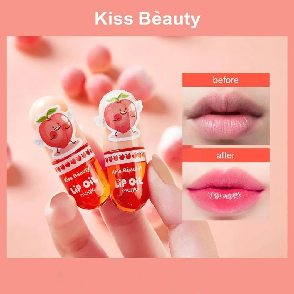

1pc Temperature Change Capsule Lip Gloss Moisturizing And Cosmetics Makeup Lasting Lipstick Sweat-proof Waterproof D5u7