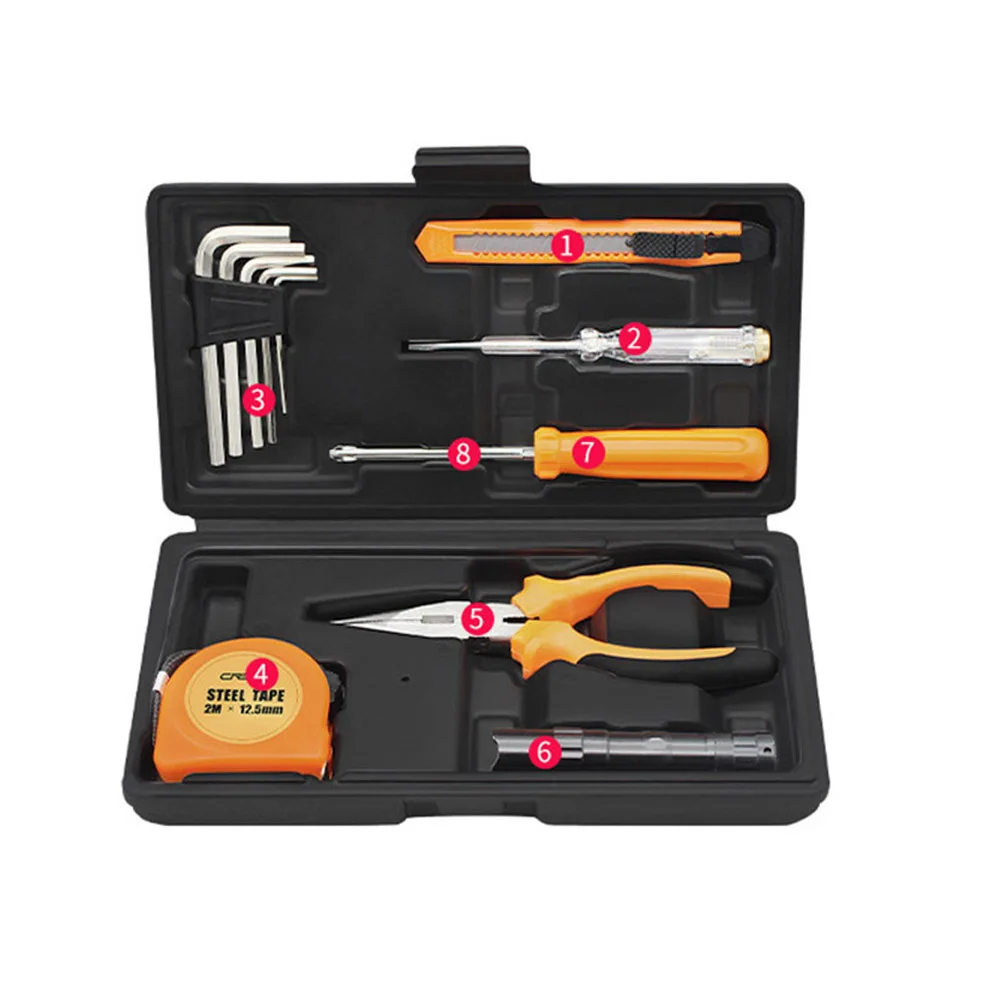 

CREST 13/14/15/18pcs Multi Hardware Tool Set With Keys Head Hand Tool For Socket Ratchet Screwdriver Household Manual Repair Kit