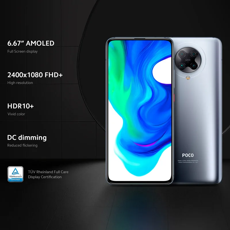 Глобальная версия Xiaomi POCO F2 Pro 6 ГБ 128 Гб Смартфон 64-мегапиксельная четырехъядерная