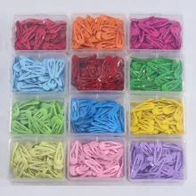30Pcs/Box Fashion 3cm Hair Clips Kids Metal Snap Hairpins Girls Drop Solid Color Hair Accessories Children Barrettes Headdress (2)