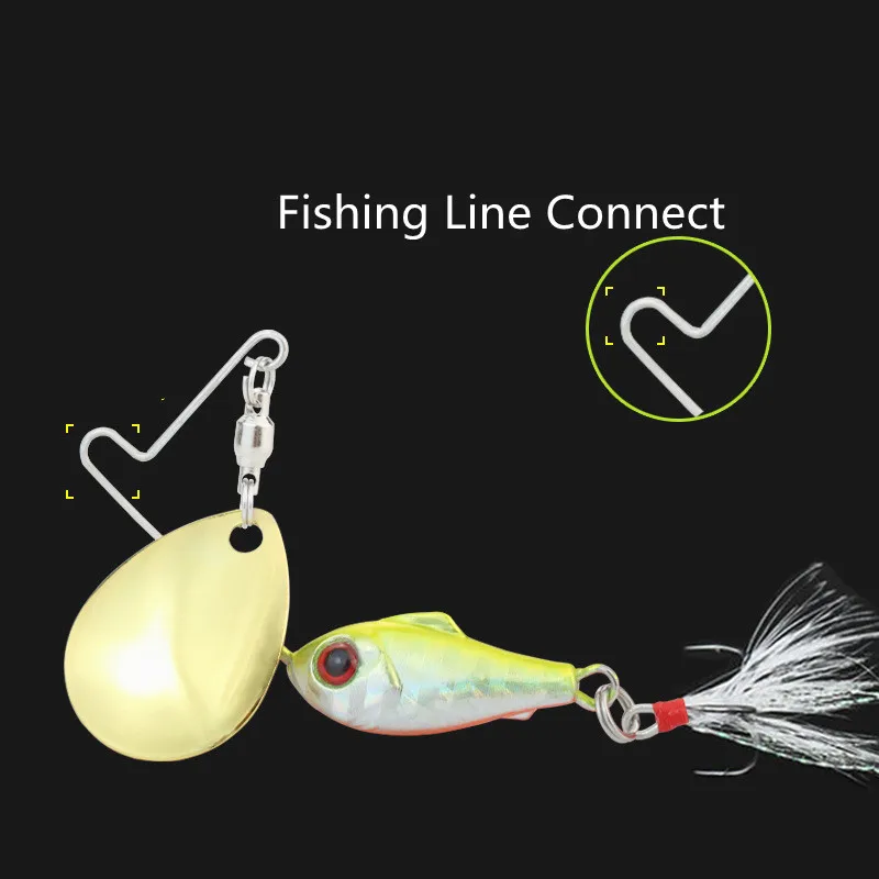 1 шт. рыболовная приманка вращающаяся на 360 градусов 12 г|artificial lures|lure fishingspinner bait |