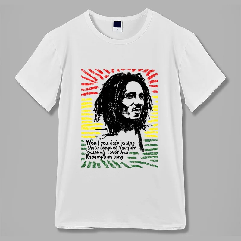 Мужская и женская футболка с принтом в виде звезды регги Винтажный дизайн мягкая