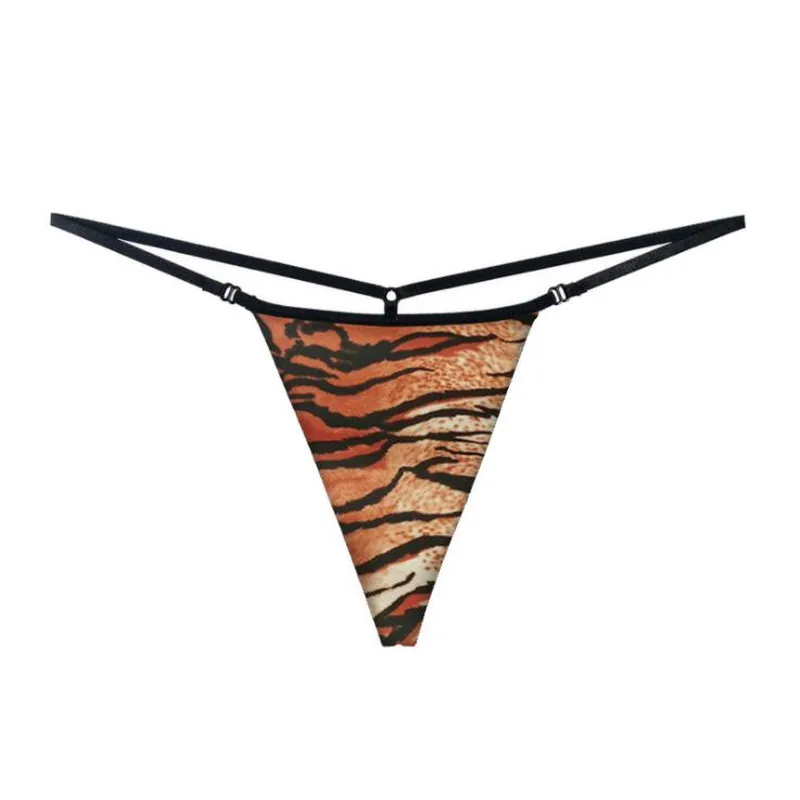 

Women Sexy Thongs Swimsuit Bottoms Print Micro Bikini G Strings Tangas T Back Ladies Cotton Panties Underwear Beach Sunbath Pool