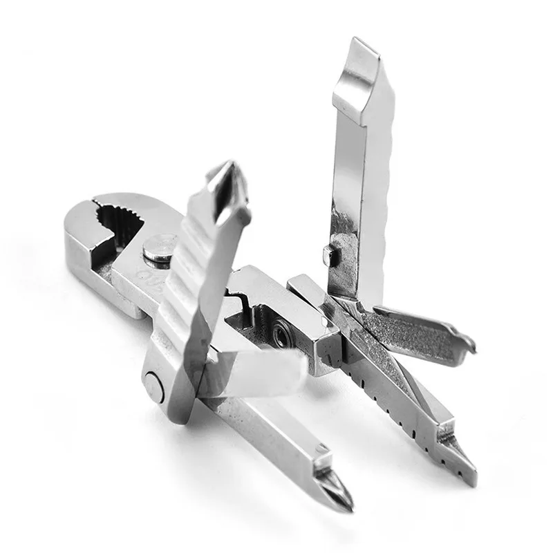 15 в 1 портативный складной Брелок Отвертка Нож карманный гаджет походный Кемпинг