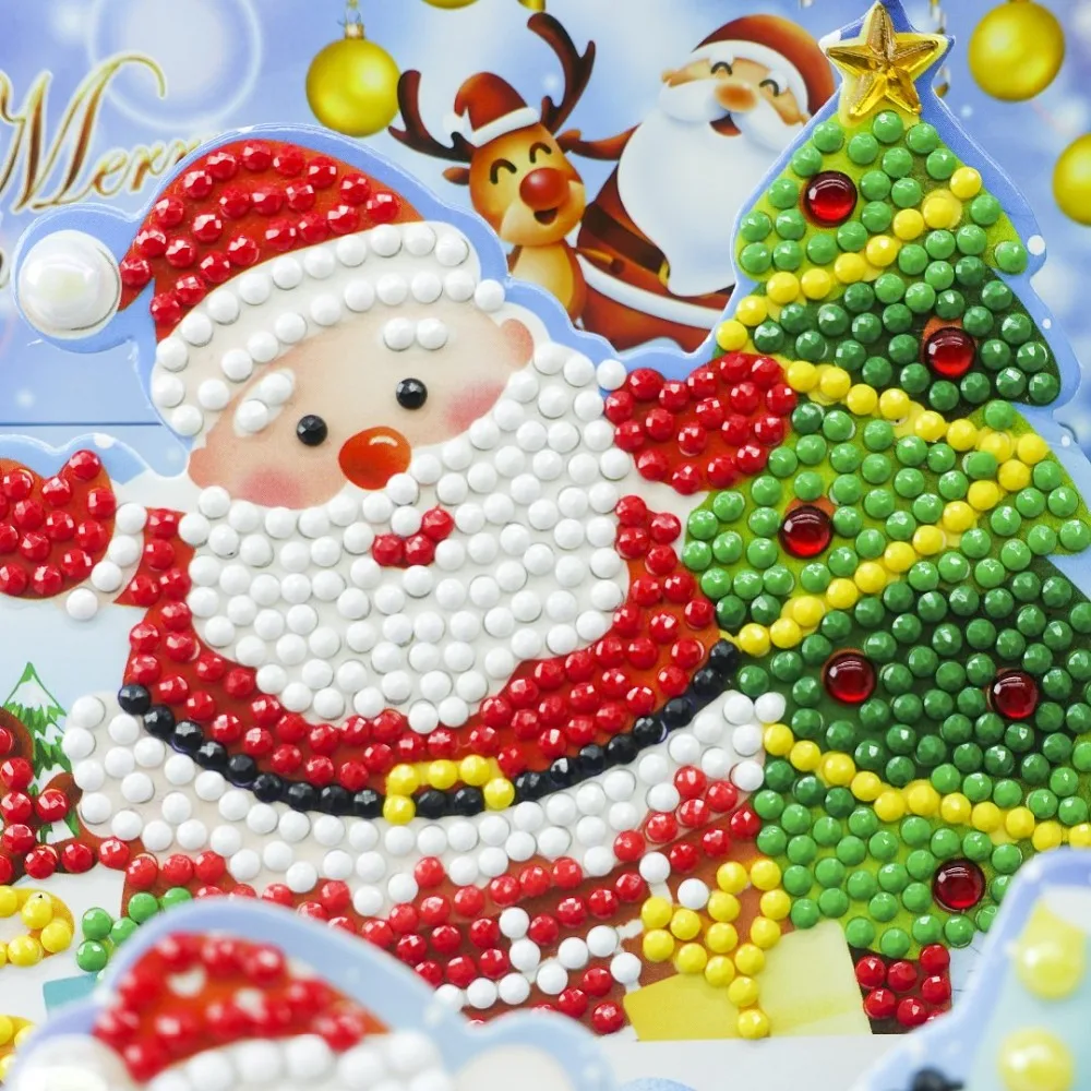 Трехмерная мозаика поздравительная открытка Рождество день рождения Хэллоуин