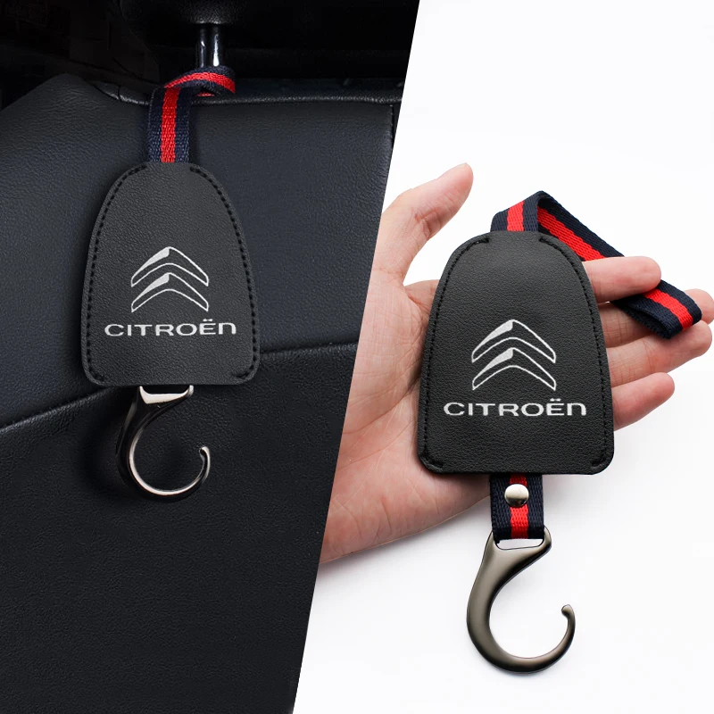 

1/2PCS Car Rear Seat Hook Car Back Seat Hanger Multifunction For Citroen C1 C2 C3 C4 C5 C6 C8 C4L DS DS3 DS4 DS5 Car Accessories