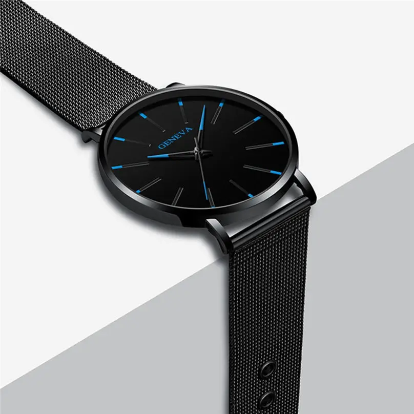 

Luxury Mens Watches Quartz Watch Stainless Steel Business Fashion Casual Men Watch 3D13