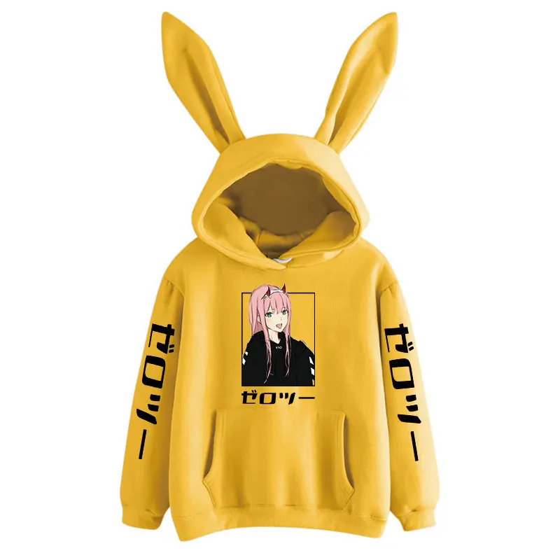 Женская толстовка в стиле аниме darling in the franxx милый костюм Харадзюку для косплея