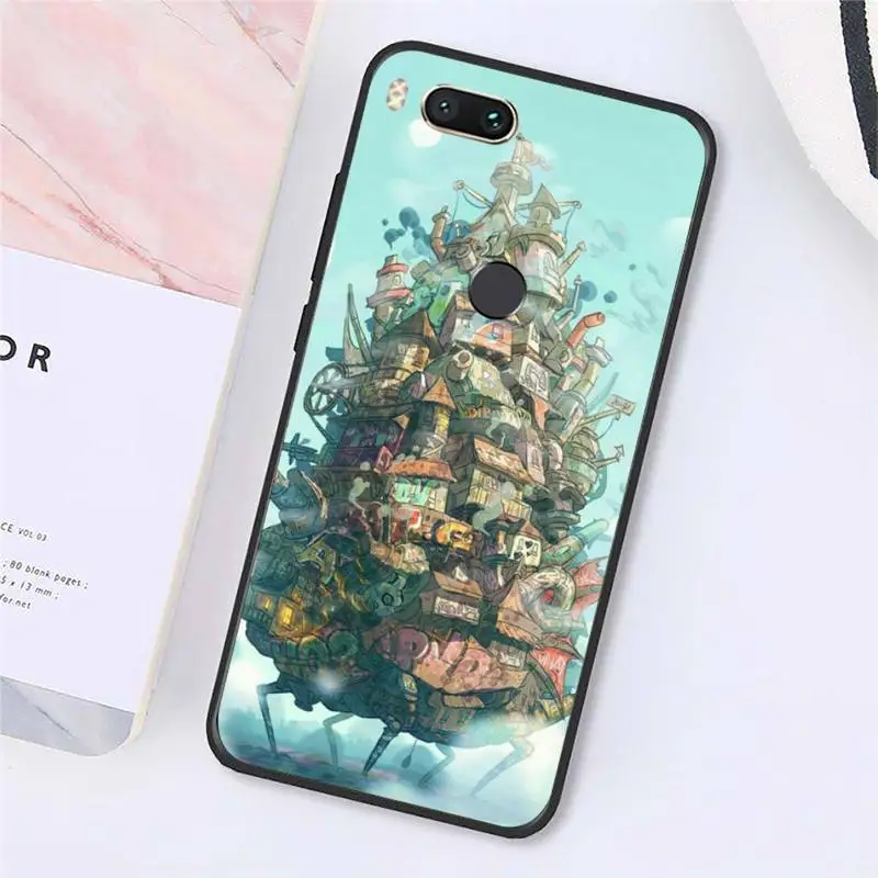 

Howl's Howls Moving Castle anime Phone Case For Xiaomi Redmi note 7 8 9 t k30 max3 9 s 10 pro lite Luxury brand shell