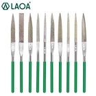 Алмазная пилка LAOA, 10 шт., многофункциональные комплекты пилок, резак по дереву, резьба по камню, обработка формы