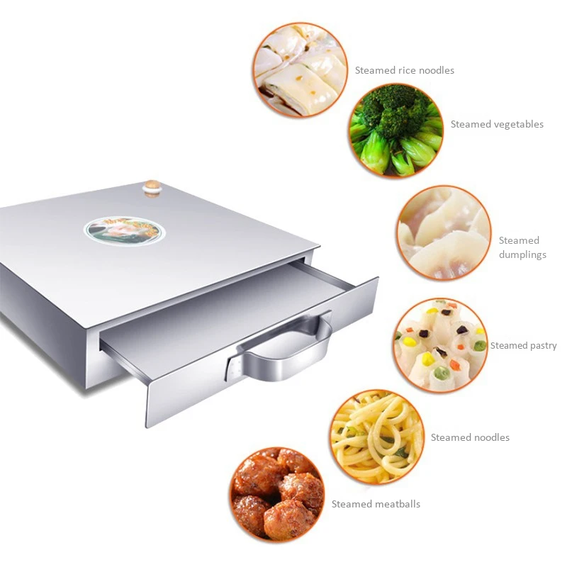 Паровая машина вермишель для риса кухонная пароварка лоток из нержавеющей стали