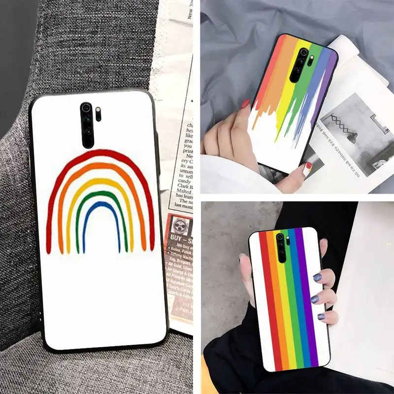 Чехол Rainbow для телефона Redmi 7/7A/S2/8/8Lite/10/10Lite/5Plus/Note6/6Pro/9|Бамперы| |