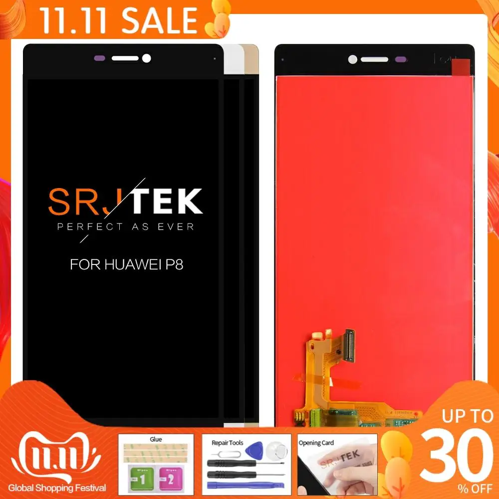 5 2 &quotОригинальный дисплей для Huawei P8 ЖК-дисплей сенсорный экран с рамкой GRA L09