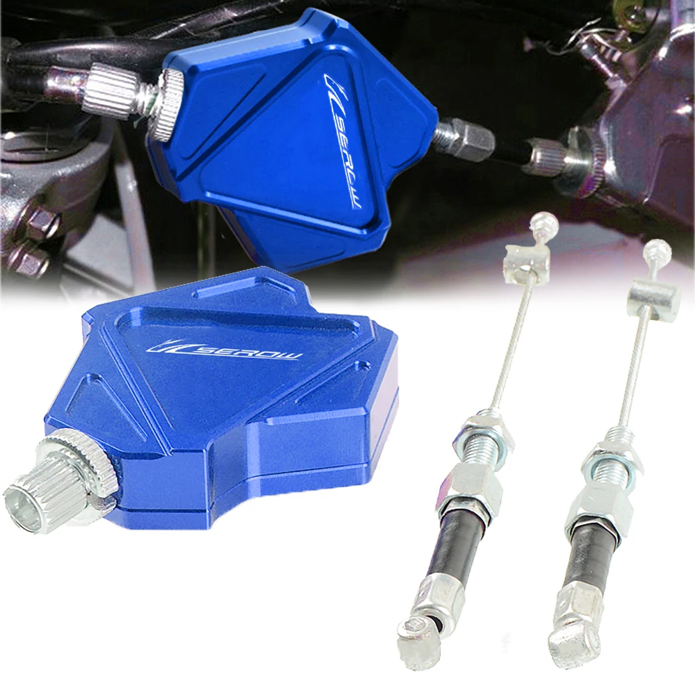 

Алюминиевый Рычаг сцепления тормоза с ЧПУ для мотоцикла Yamaha SEROW XT225/XT250 1986-2015 1987 1988 2011 2012, легкая кабельная система