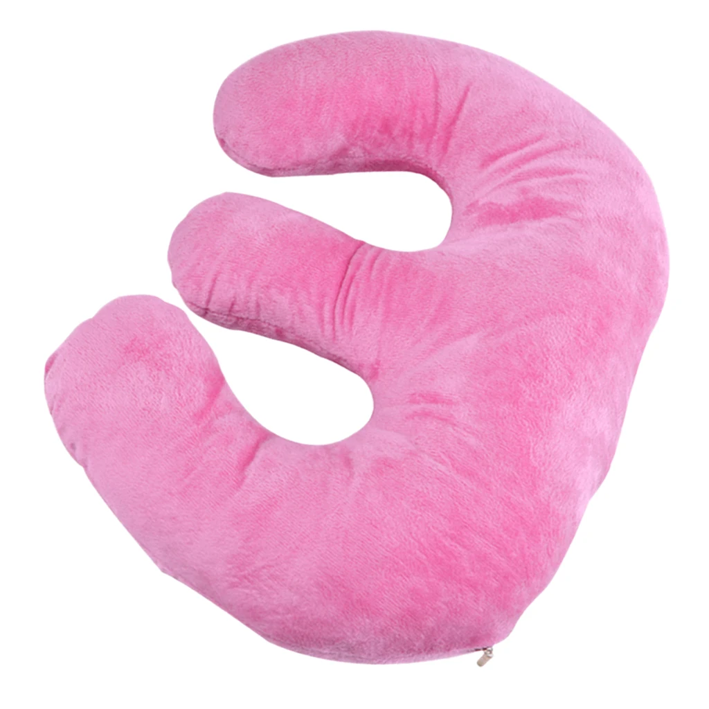 Pink Soft Chest Pillow Cushion Pad Wrinkle Prevention SPA Massage Breast Support Protect For Beauty Salon Relax |
