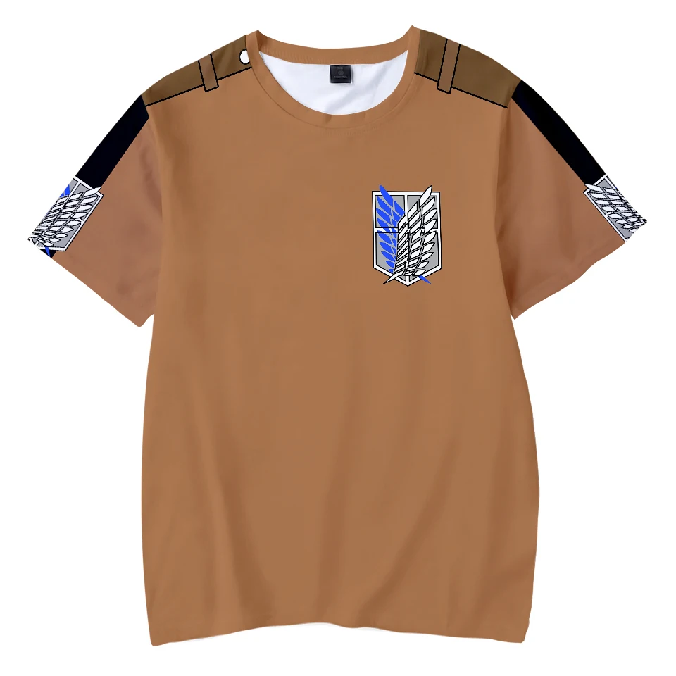

T shirt Attack on Titan for kids/Adult Costume attack the titans T shirt short sleeve Cosplay clothing Manga tee Top XXS-4XL