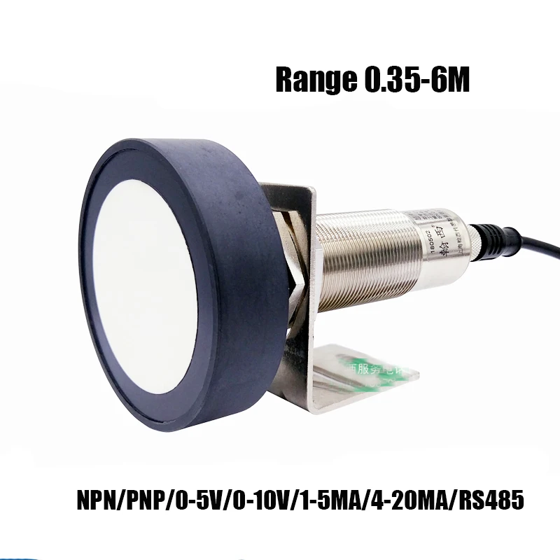 Ультразвуковой датчик расстояния M75 200 кГц 0 35 6 м аналоговый 5 В/0 10 В/4 20 мА/RS485