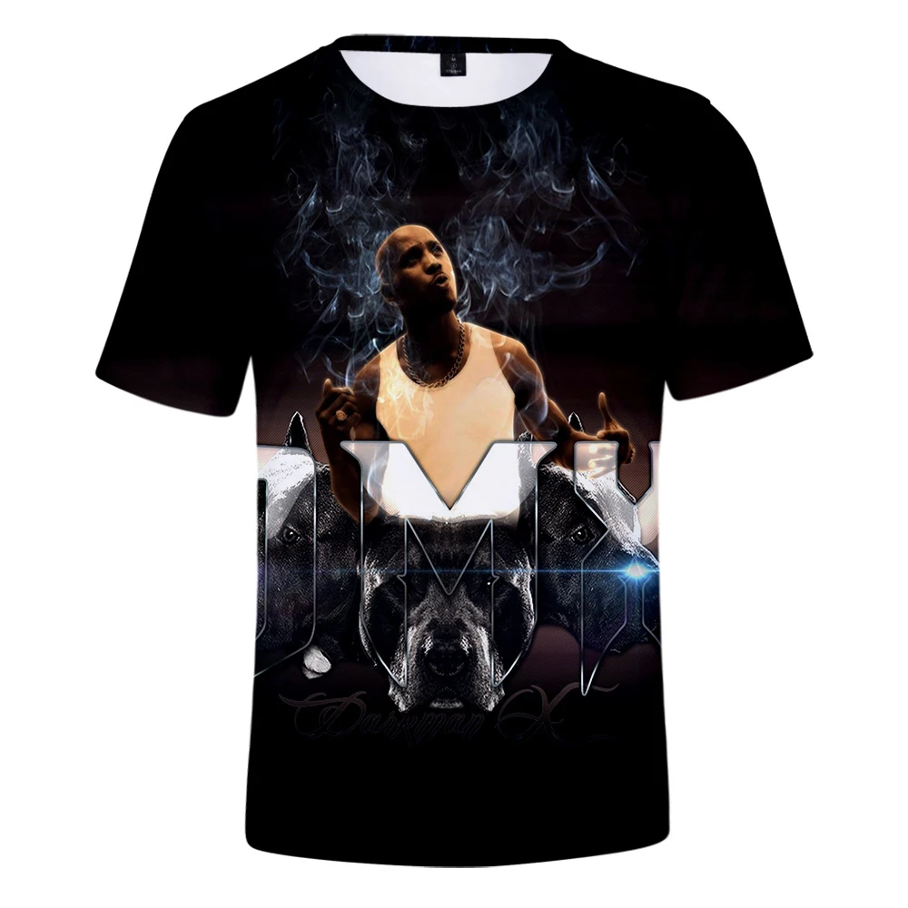 

2021 hot sale DMX printing fashion short-sleeved men/girls high-quality couple T-shirt summer comfortable and breathable T-shirt