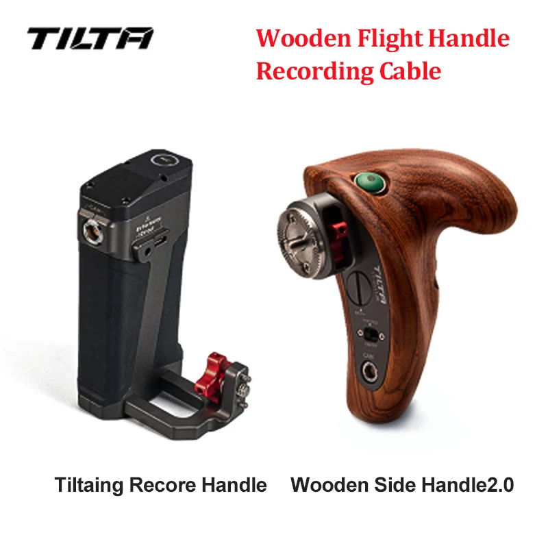 Кабель для записи Tilta с деревянной боковой ручкой Поворотный ручной кабель камер