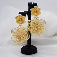 drop dangle earrings african bohemia flower earrings for women luxury earrings for engagement wedding gifts