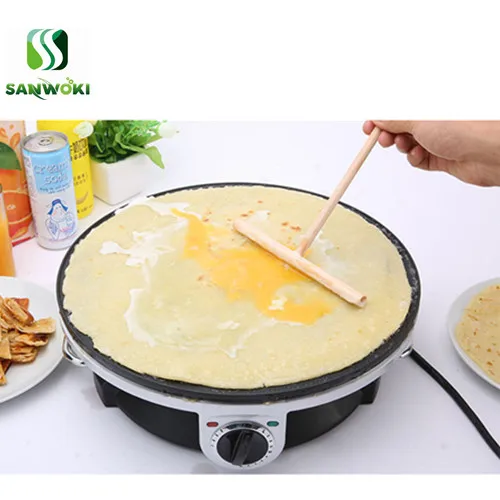 32cm Electric Pancake maker Machine Crepera Circle French Crepes Making Frying Pan Spring Roll Skin machine | Бытовая техника